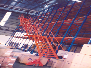 Warehouse with Multi Level Pallet Rack
